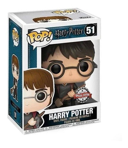 Figura De Acción Harry Potter With Firebolt 14949 De Funko Pop!