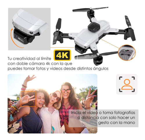 Drone Vak 965 Doble Camara 4k Video Laser Evita Obstáculos Ó