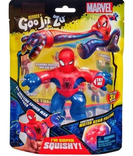 Figura Goo Jit Zu Spider Man Marvel Hombre Araña Squishy