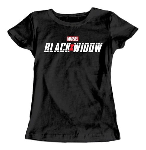 Blusa Camiseta Playera Toxic Black Widow Logo Movie
