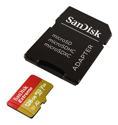 Memoria Micro Sd 128gb Sandisk Extreme 4k Full Hd Clase 10