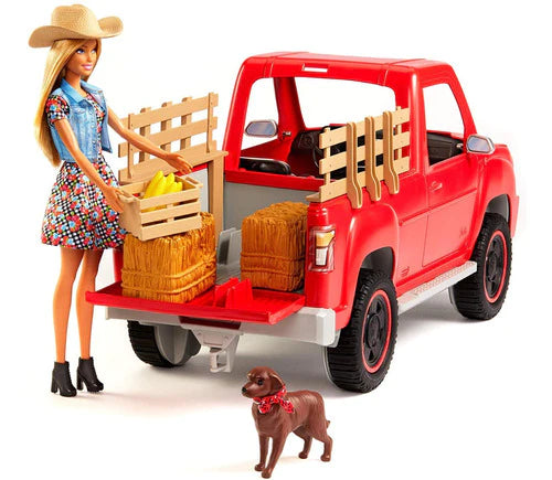 Barbie Camper Truck Grande De Granja Con Accesorios