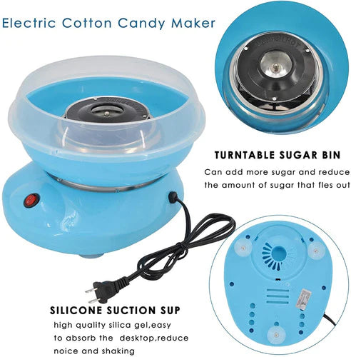 Mini Maquina Algodonera Candy Maker Electrica Portatil