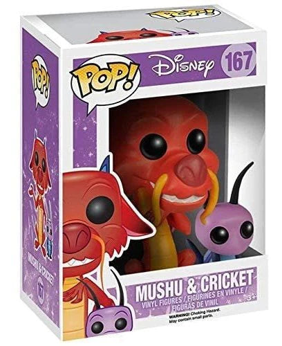 Funko Pop Disney Mushu Y Cricket 167