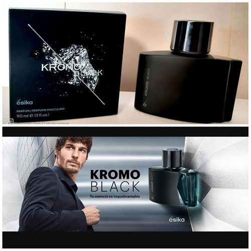 Perfume Kromo Black Esika Fragancia Caballero / Hombre