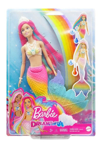 Barbie Dreamtopia Nueva Sirena Arcoiris Magico Mattel