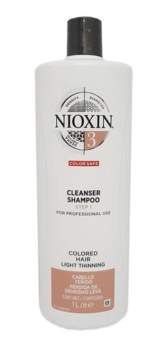 Shampoo Cleanser Sistema 3 Nioxin 1000 Ml