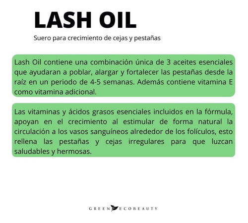 Serum Para Crecimiento De Pestañas Natural Lash Oil