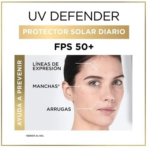 L'oréal Paris Protector Solar Diario Hidratante Fps50 40ml