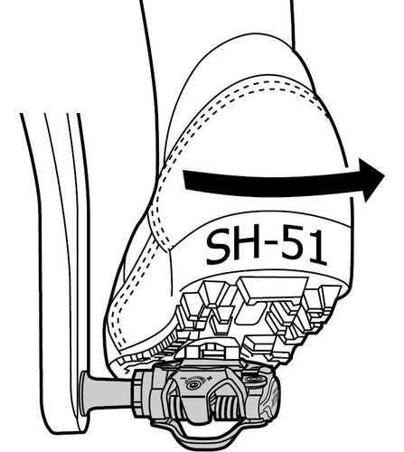 Calas Placas Shimano (cleats), Pedales Spd, Modelo Sm-sh51