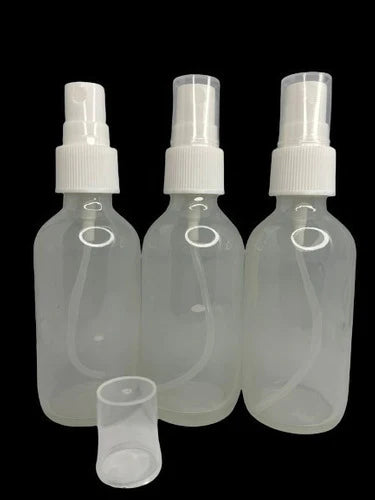 10 Frasco Botella Vidrio Atomizador Spray Ambar 60ml