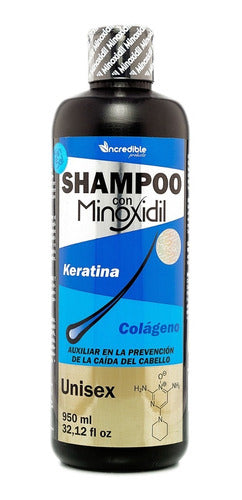 Kit 2 Shampoo Minoxidil + Cola De Caballo Keratina Sin Sal