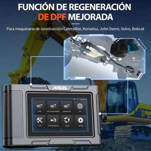 Escáner Ancel Hd3600 Para Camión Maquinaria De Construcción