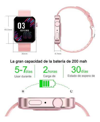 Smartwatch Llamada Por Bluetooth Reloj Inteligente