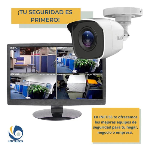 Kit De Video Vigilancia 4 Cámaras Hikvision 500gb Baluns