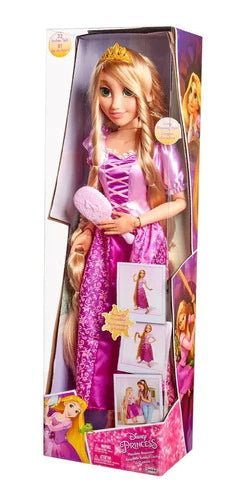 Disney Princess Muñeca Rapunzel Peinados Enredados 80 Cm