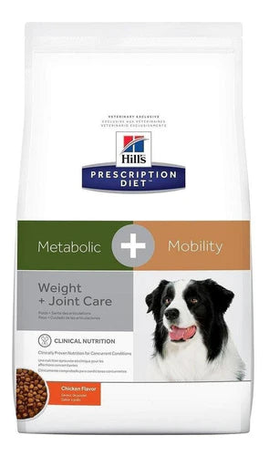 Alimento Hill's Prescription Diet Metabolic + Mobility Para Perro Adulto Sabor Pollo En Bolsa De 10.9kg
