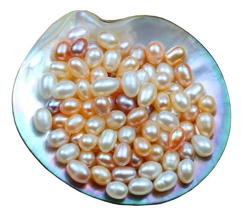 0.5kg Perla Agua Dulce Perlas Esparcidas Diy Pulsera 7-9mm