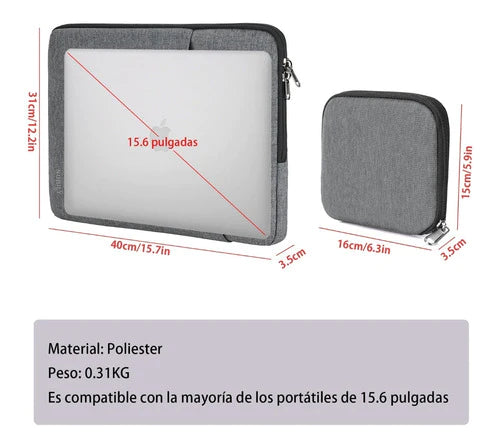 Maletin Funda Para Laptop 14-15.6 Pulgadas Bolsa Impermeable