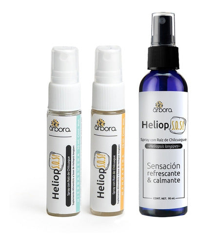 3 Sprays Chilcuague Heliopsis: Natural+hierbabuena+mandarina