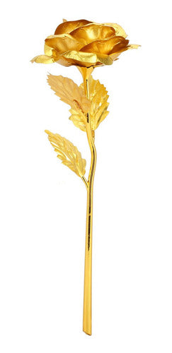 Lámina De Oro Amarillo De 24 Quilates Coleccionable Flor De