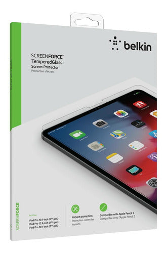 Mica De Vidrio Templado Para iPad 12.9 Screen Force - Belkin