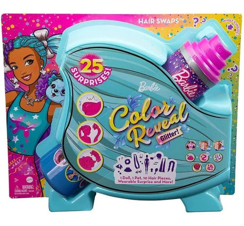 Barbie Color Reveal Glitter Fiesta Sorpresa 25 Sorpresas