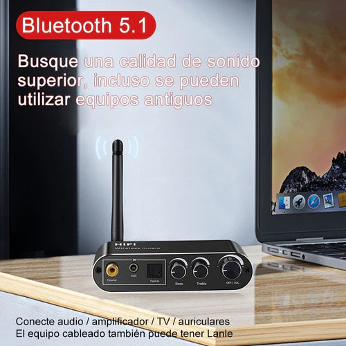 Adaptador Analogico Digital De Audio Bluetooth 5.1