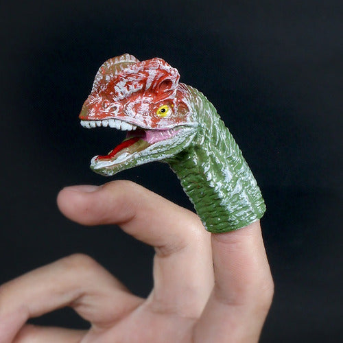 10 Marionetas De Dedo De Baño De Animales Dinosaurios