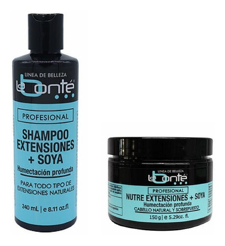 Kit Shampoo & Vitamina Nutre Extensiones + Soya Labonté