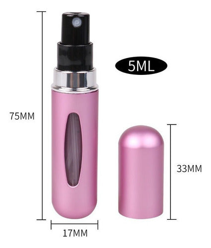 6pcs Atomizador De Perfume Mini Viaje Portátil