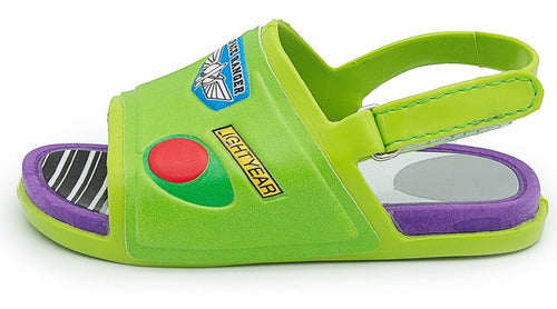 Sandalia Disney Buzz Lightyear Toy Story Verde 13-17 Comodas
