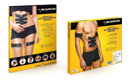 Slim Pad - Electroestimulador Muscular - Elimina Grasa