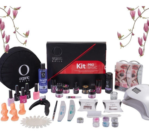 Kit Organic Nails Acrílico Uñas ,lamp 24w+gel+ Envio