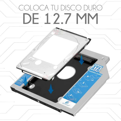 Caddy Adaptador Disco Duro Macbook Pro Sata 12.7 Mm Ssd Lap