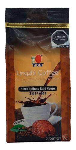Café Negro 2 En 1 Lingzhi Coffee Dxn 20 Sobres