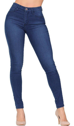Jeans Básico Mujer Stfashion Stone 51003616 Mezclilla Stretc