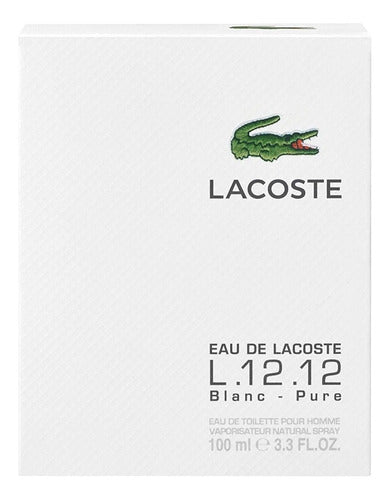 Perfume Lacoste L12 Blanc Pure For Men 100ml Eau De Toilette