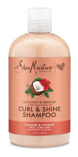 Shampoo Shea Moisture Coconut Hibiscus 384ml