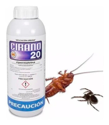 Cirano 20 1 Lt Insecticida Cipermetrina Mosca Mosquito Avisp