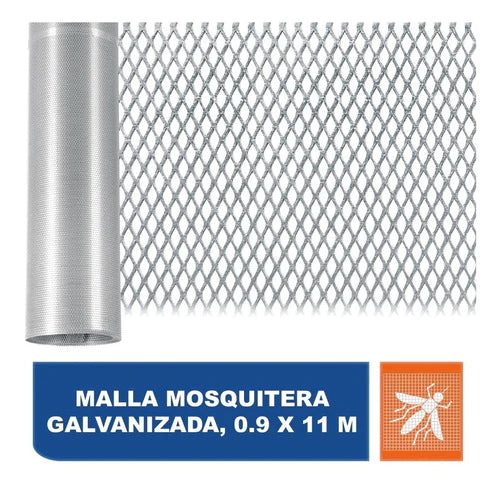 Malla Mosquitera Galvanizada, 0.9 X 11 M 46196