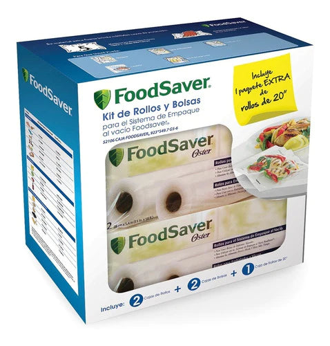 Kit Para Sistema De Empaque Food Saver 44 Bolsas