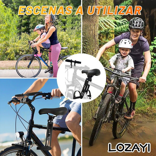 Sillín Frontal Universal P/bicicleta De Niños 2-8 Años 35kg
