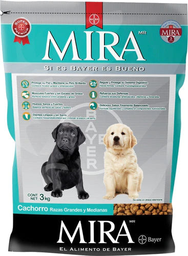 Mira Cachorro Raza Pequeña 3kg Alimento Para Perro Premium