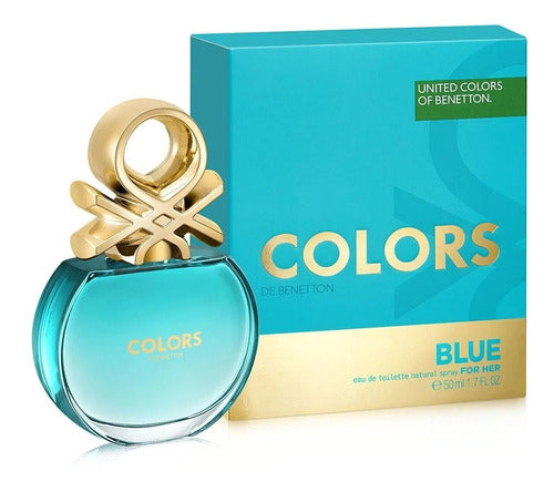 Dam Perfume Benetton Colors Blue 80 Ml. Edt. Original