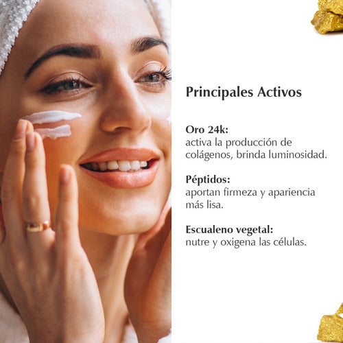 Kit Cuidado Facial Crema De Día Oro + Crema De Noche Oro 24k