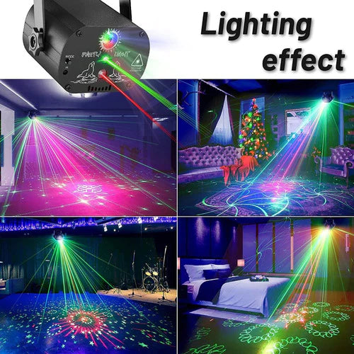 Laser Dj Luces Fiesta Estroboscopica Luces Disco Proyector