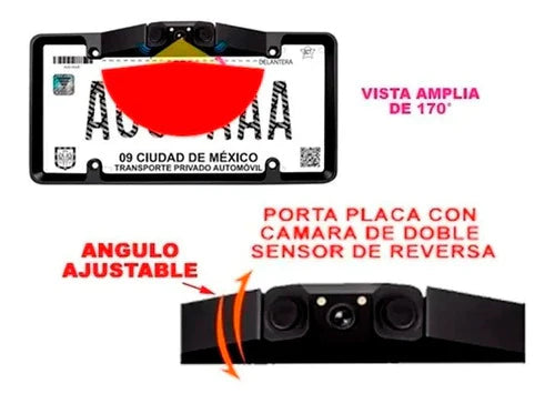 Pantalla Rca 5puLG Hd + Camara Reversa Con Doble Sensor