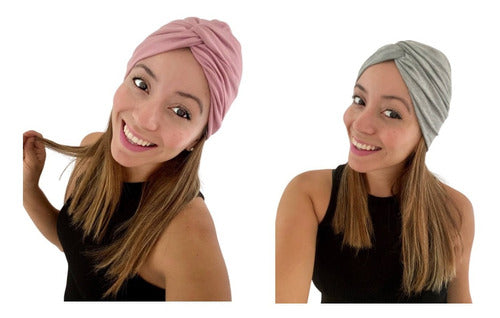5 Turbantes Gorros Dama Mujer Oncologicos Quimio Alopecia
