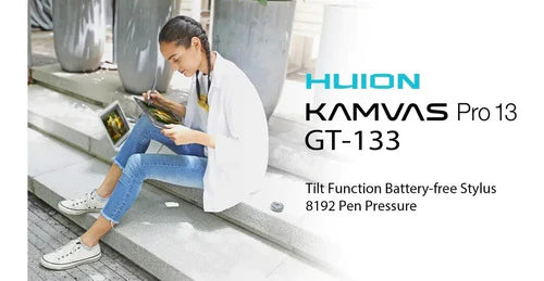Tableta Digitalizadora Huion Kamvas Pro 13 Gt-133, Negro